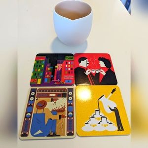 Nespresso Origin Coffee Mug + 4 coasters